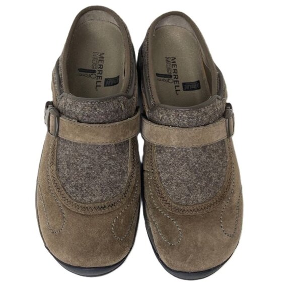 Merrell Shoes Women 7.5 Encore Sidestep Mules Brown Clogs Slip On Comfort J66626 - Picture 9 of 15